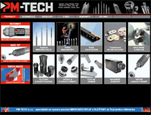 Tablet Screenshot of pm-tech.cz